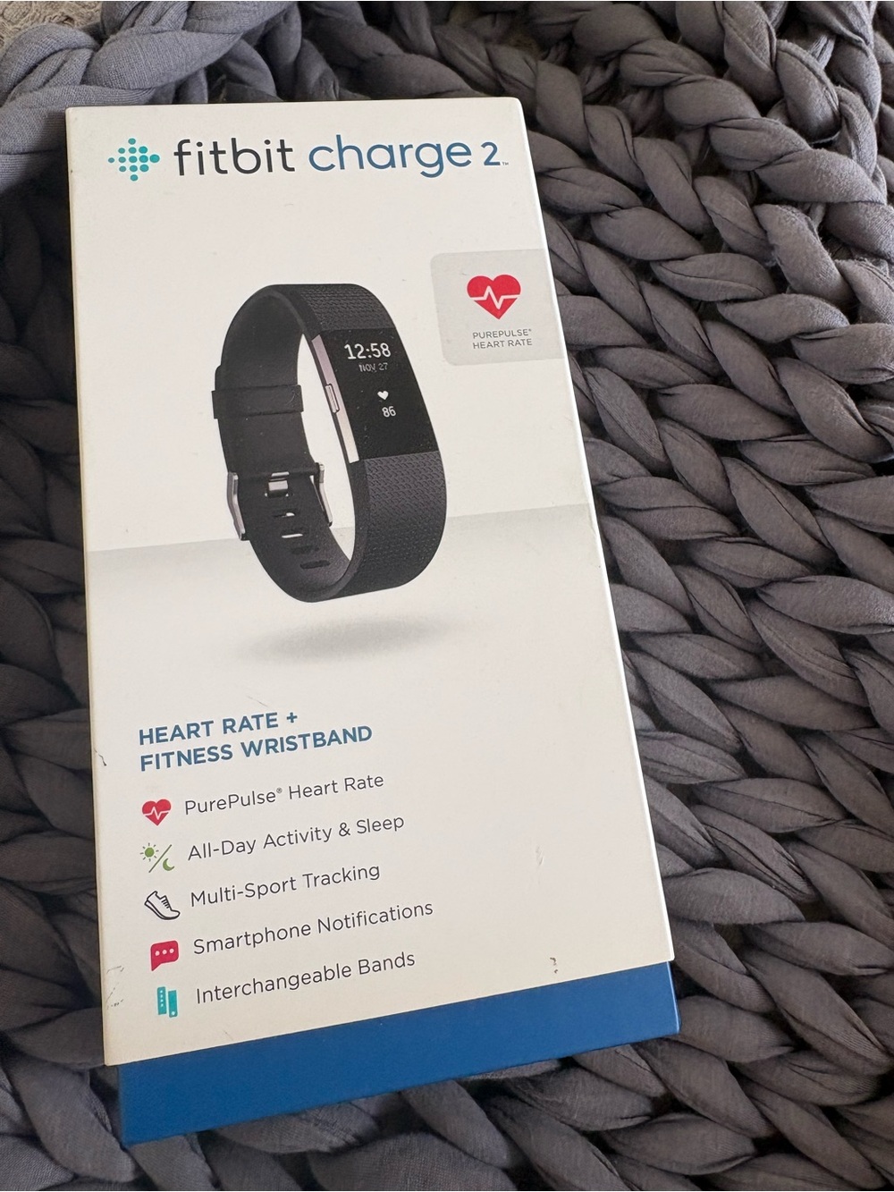 NWOT fitbit Charge 2 Fitness Wristband - Black